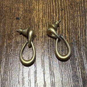 Vintage MONET Stamped Small Dangle Earrings